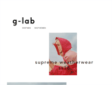 Tablet Screenshot of g-lab.com